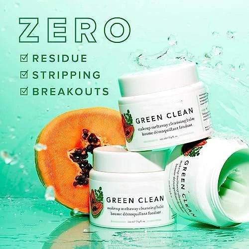 Original Natural Cleansing Cream Green Cleaning Makeup Removal Cream Easily removes cosmetics SPF travel makeup removal cream - MarvelouStoree