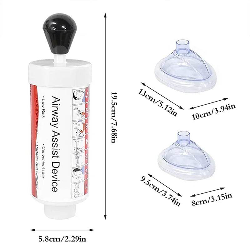 Respiratory trainer suffocation emergency airway assistance equipment - MarvelouStoree