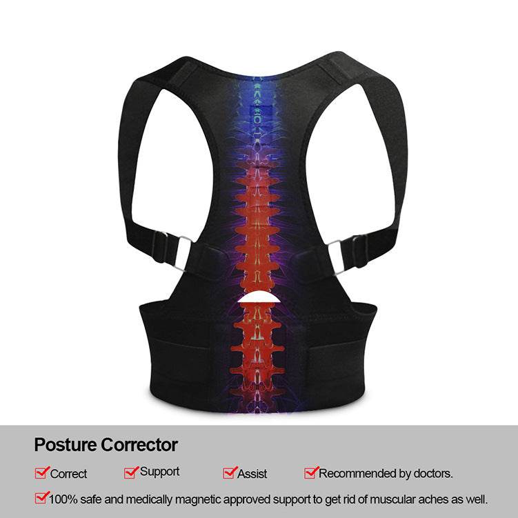 Magnetic Adult Correction Belt Body Shaping Fixed Belt Posture Corrector Korean Hunchback Correction Belt - MarvelouStoree