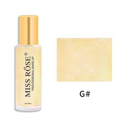 Quicksand Liquid Body Glitter Spray Waterproof Sweat Resistant Makeup Free Pearlescent Brighten And Highlight Spray - MarvelouStoree