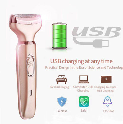 SONAXPRO Electric Epilator Multi-Function Shaving And Hair Removal 2-In-1 Private Whole Body Lady Shaving Instrument - MarvelouStoree