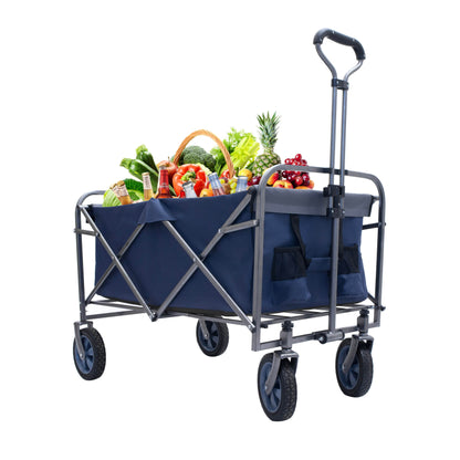 Outdoor Garden Multipurpose Micro Collapsible Beach Trolley Cart Camping Folding Wagon - MarvelouStoree