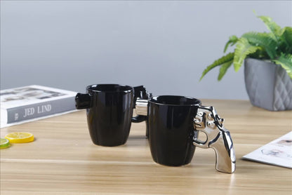 Fashion Creative Ceramic Modeling Mug Netflix Revolver Mug 3D Ceramic Mug Personalized Coffee Drinking Cup Drinkware