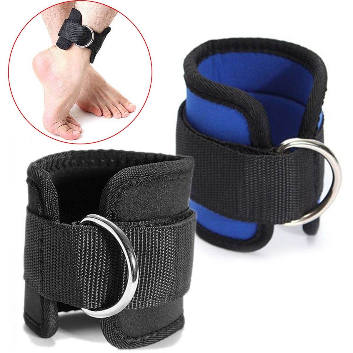 Ankle Strap Buckle Body Building Resistance Band - MarvelouStoree