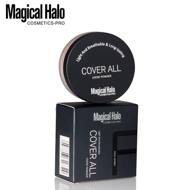 Makeup Magical Halo Three-Color Natural Concealer Loose Powder Fixed Makeup Honey Powder Makeup Waterproof Does Not Take Off Makeup - MarvelouStoree