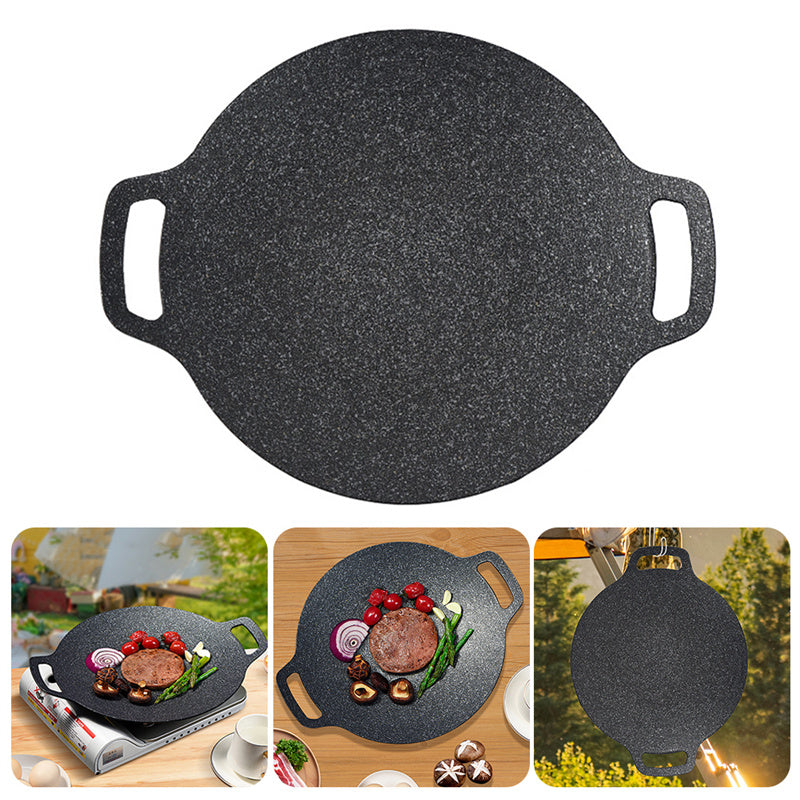 Roast Plate Wheat Rice Stone Korean Non Stick Pan Barbecue Plate