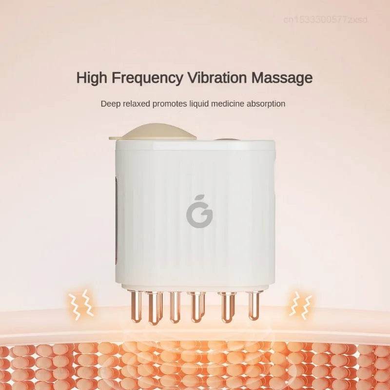 Youpin Hipee Scalp Applicator Infrared Light Vibration Massage Scalp Liquid Comb Essential Oil Liquid Guiding Massager Comb Hair - MarvelouStoree