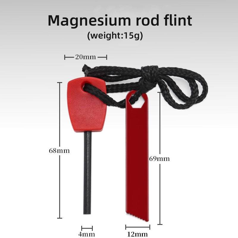 Camping set small mini flint waterproof ignition magnesium strip magnesium rod - MarvelouStoree