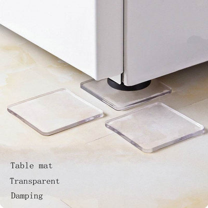 4 Pcs Washing Machine Refrigerator Chair Cushion Shock Proof Pad Refrigerator Cushion Furnitures Protector Anti Slip Pad - MarvelouStoree