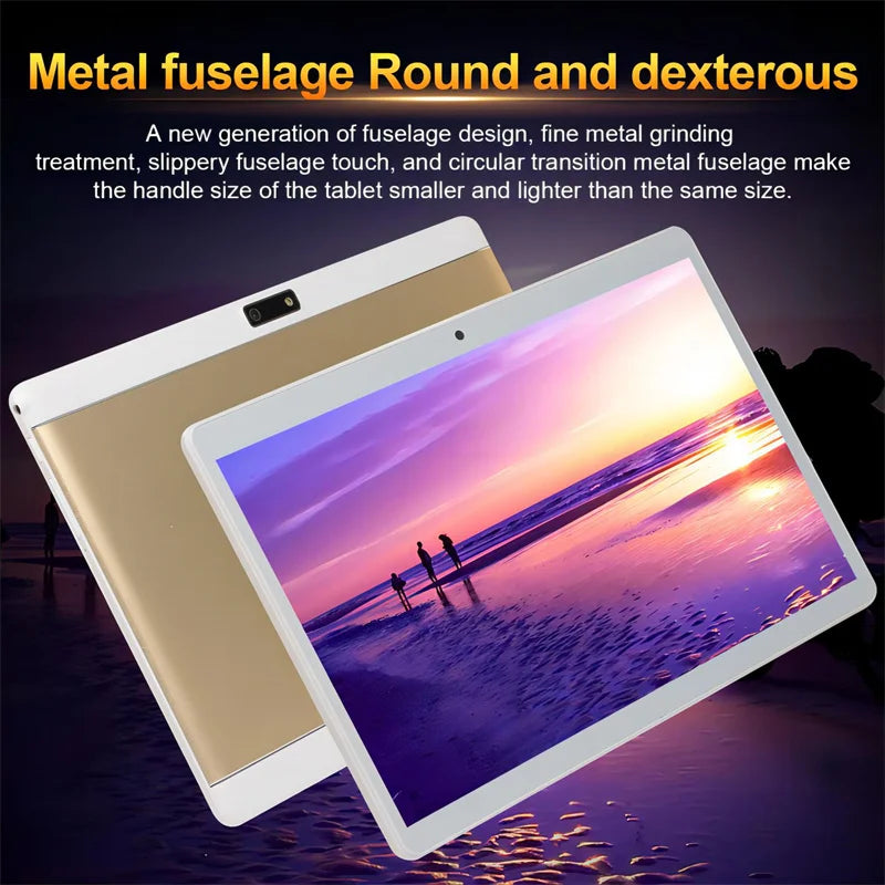 10.1 INCH Andriod 7.0 Phone Call Tablet 1GB RAM 16GB ROM MTK6592 Dual Camera 5000mAh Battery Quad Core 1280*800 IPS Screen