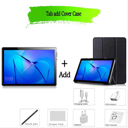 10.1 Inch Tablets Android 12 8GB + 128GB 4G Phone Call Smart Pc Android Tablet Android, Tablet Phone,Android tablette,Touch Pen