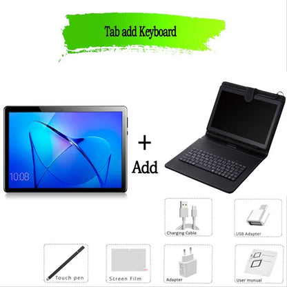 10.1 Inch Tablets Android 12 8GB + 128GB 4G Phone Call Smart Pc Android Tablet Android, Tablet Phone,Android tablette,Touch Pen