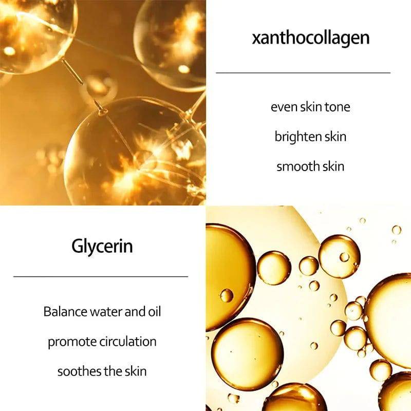 100ml 24K Gold Niacinamide Essence Anti Aging Hyaluronic Acid Face Serum Shrink Pore Replenishment Moisturize Brighten Skin Care - MarvelouStoree