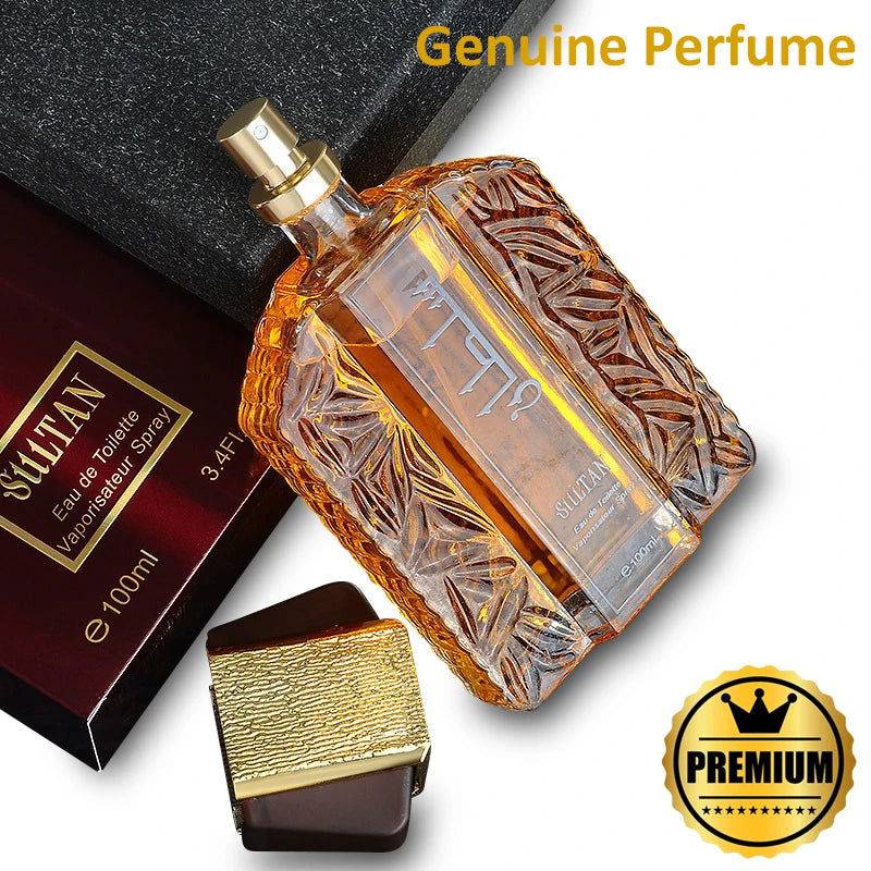 100ml Original Men's Perfume Lasting Fragrance Floral Scent Golden Earl Arabian Dubai Perfumes Hombres Originales Daily Dating - MarvelouStoree