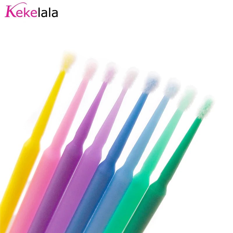 100PCS/Bottle Eyelash Extension Cleaning Swabs Lash Lift Glue Remover Applicators Microblade Makeup Micro Brushes Tool - MarvelouStoree