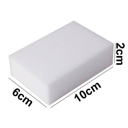 100pcs/Lot Magic Sponge Eraser White Melamine Sponge for Dishwashing Kitchen Bathroom Office Cleaner Cleaning Tools 100*60*20mm - MarvelouStoree