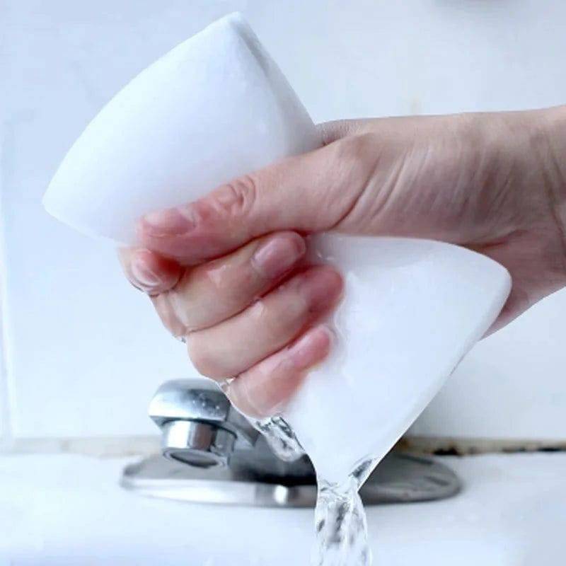 100pcs/Lot Magic Sponge Eraser White Melamine Sponge for Dishwashing Kitchen Bathroom Office Cleaner Cleaning Tools 100*60*20mm - MarvelouStoree