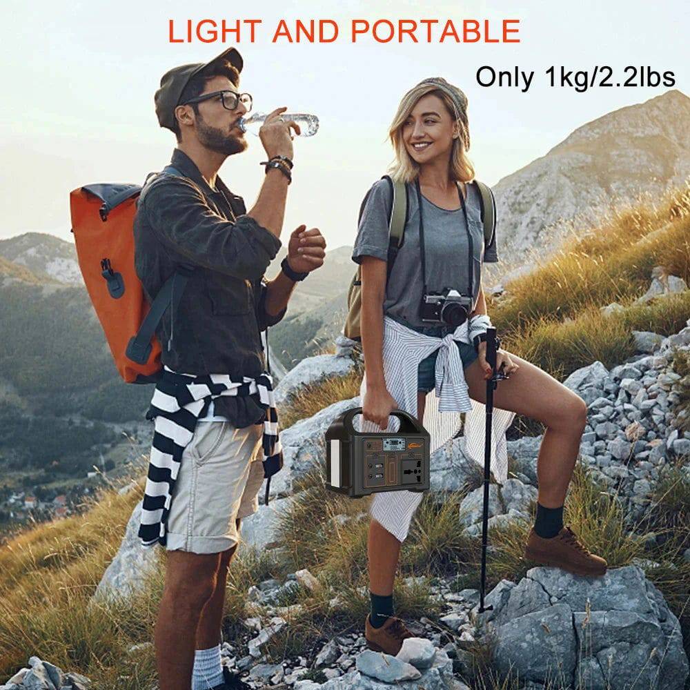 100W 24000mAh Portable Power Station 220V/110V Power Bank 76.8Wh Solar Power Generator LiFePO4 Outdoor Energy For Camping Travel - MarvelouStoree