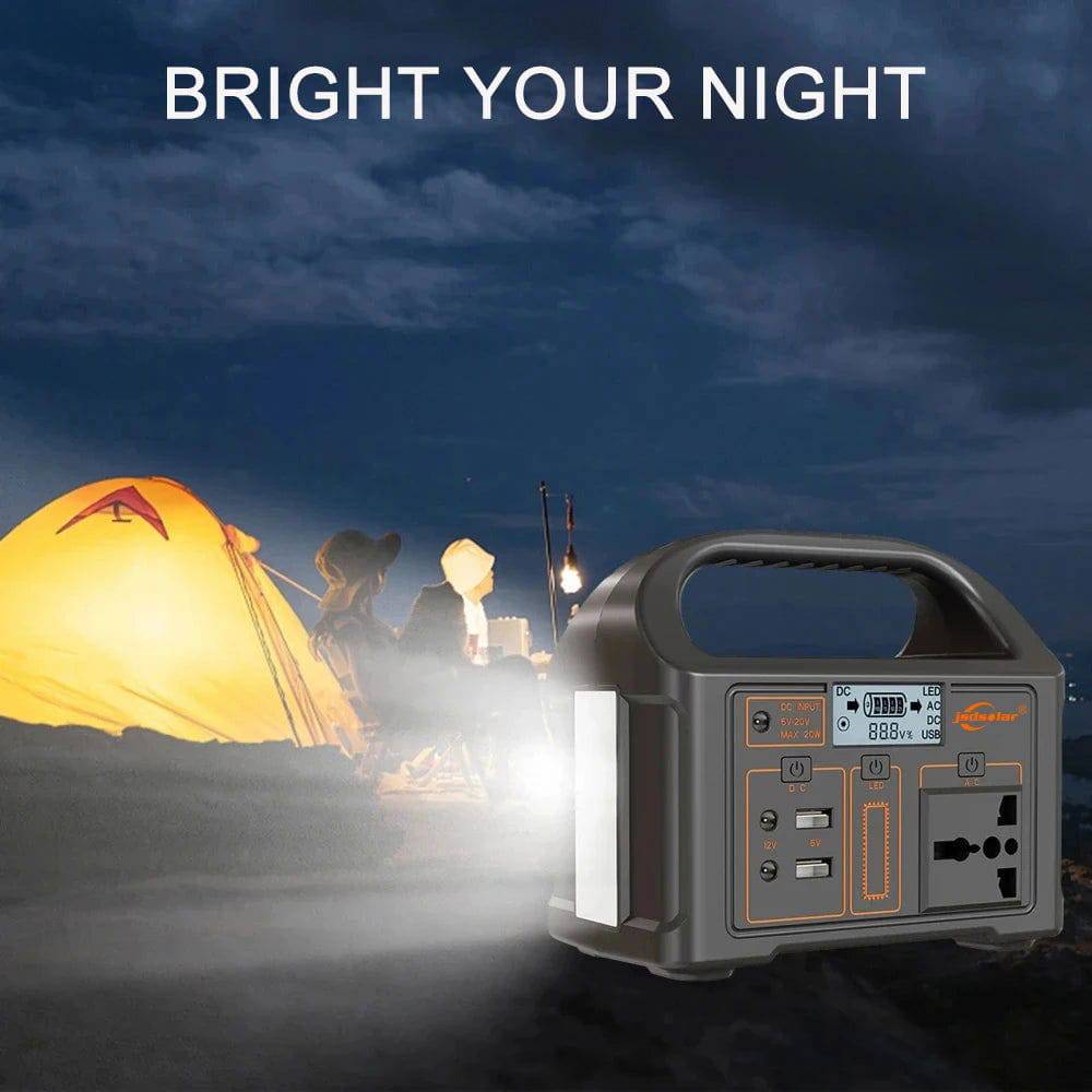 100W 24000mAh Portable Power Station 220V/110V Power Bank 76.8Wh Solar Power Generator LiFePO4 Outdoor Energy For Camping Travel - MarvelouStoree