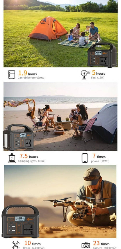 100W 24000mAh Portable Power Station 220V/110V Power Bank 76.8Wh Solar Power Generator LiFePO4 Outdoor Energy For Camping Travel - MarvelouStoree