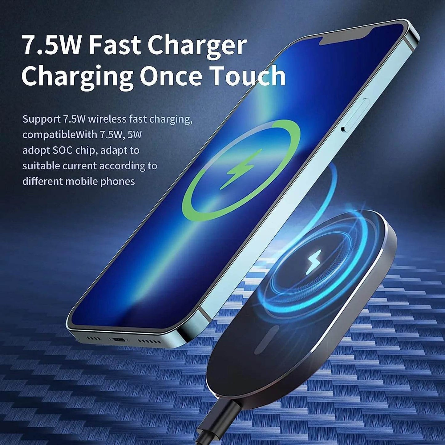 100W Magnetic Car Wireless Charger Air Vent Holder Mount for macsafe iPhone12 13 14 15Pro Max Mini Fast Car Charging Phone Stand - MarvelouStoree