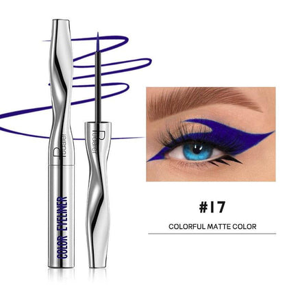 Makeup Pudaier eyeliner long-lasting waterproof eyeliner pen ultra-fine color liquid eyeliner - MarvelouStoree