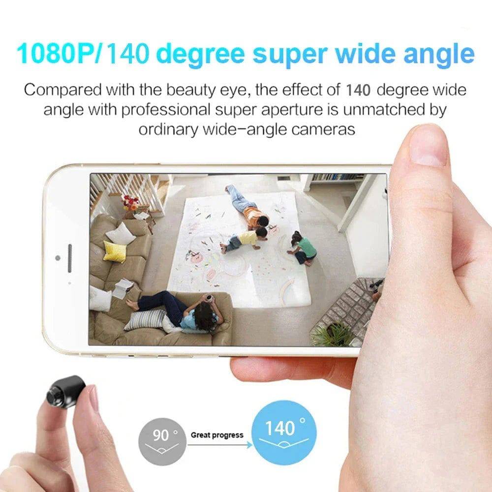 1080P HD Mini Camera WiFi Smart Home Security Ip Webcam Remote Monitor Small Camcorder Night Vision Invisible Body Camera Espia - MarvelouStoree