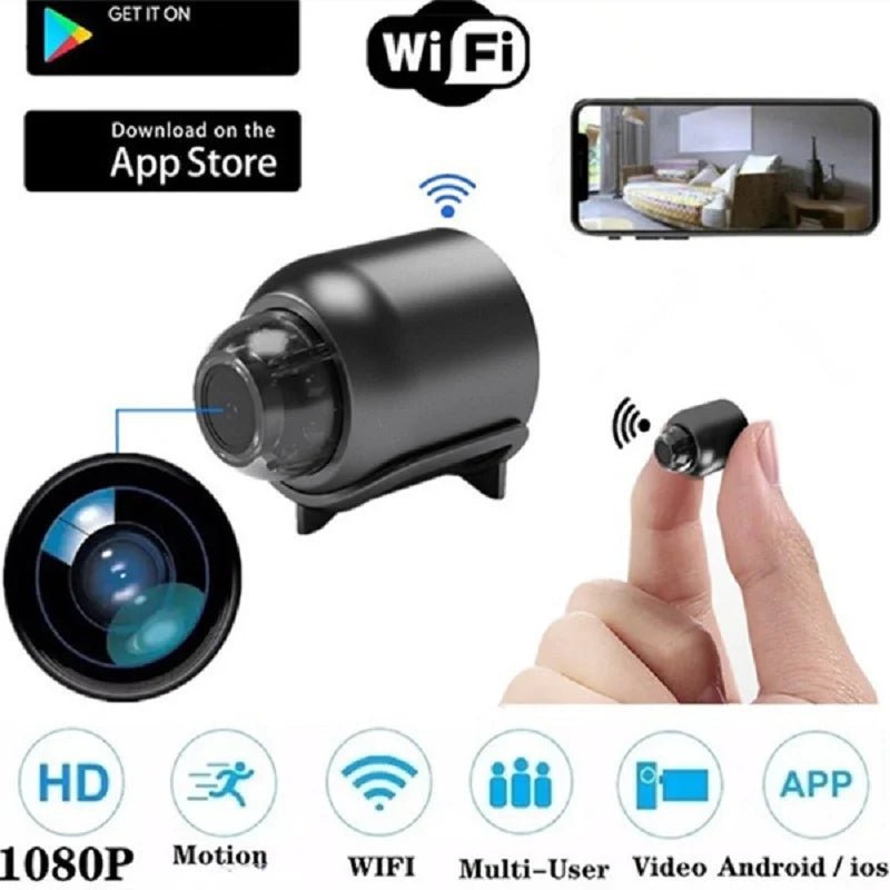 1080P HD Mini Camera Wireless WiFi Baby Monitor Indoor Safety Security Surveillance Night Vision Camcorder IP Cam Video Recorder - MarvelouStoree