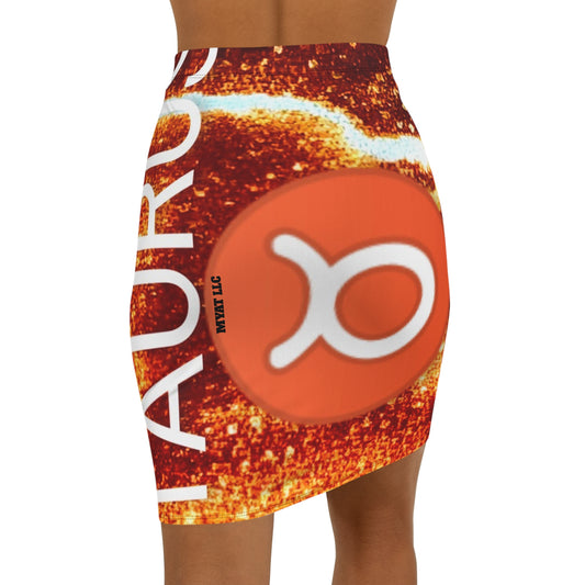 Taurus Women's Mini Skirt (AOP)