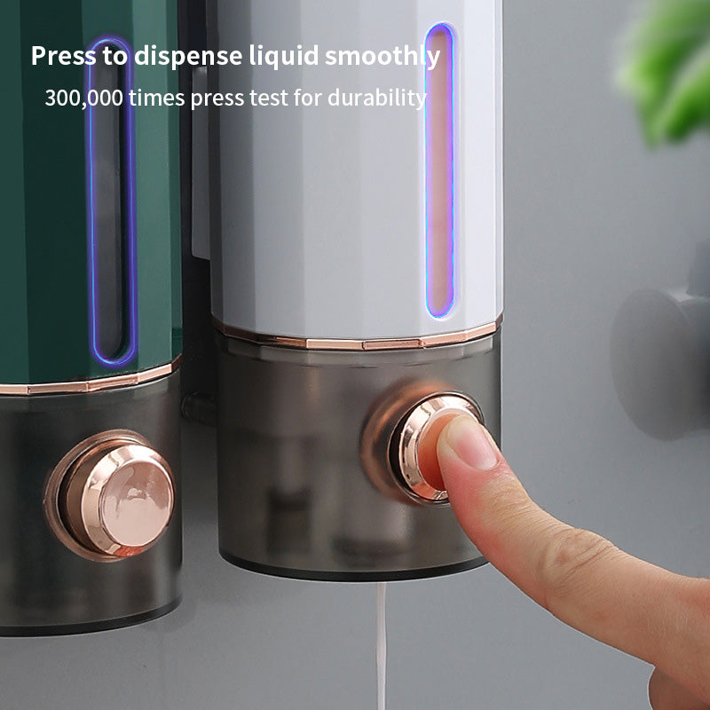 Wall-Mounted Soap Dispenser Household Toilet Hand Sanitizer Box Punch-Free Bathroom Shower Gel Press Box