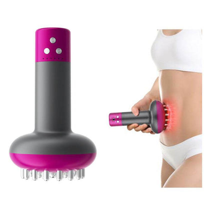 Micro-current Heating Vibration Gua Sha Device Handheld Massager Electric Meridian Massage Brush for Full Body - MarvelouStoree