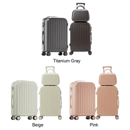 12 20 24 Inch 3 Pieces Carrier Travel Suitcase Set with Spinner Wheels Trolley Case Luggage On Wheels Zipper TSA-Approved Lock - MarvelouStoree