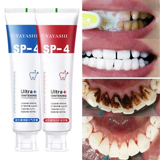 120g Probiotic Toothpaste Remove Plaque Stains Teeth Whitener Sp-4 Whitening Tooth Oral Hygiene Clean Fresh Breath Dental Tools