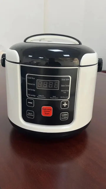 12V 24V Mini Rice Cooker Car Truck Soup Porridge Cooking Machine Food Steamer Heat Lunch Box Meal Heater Warmer English Menu  2L