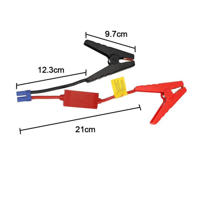 12V Jump Starter Alligator Clip For Car Trucks Emergency Battery Jump Cable Clamps With EC5 Plug Connector - MarvelouStoree