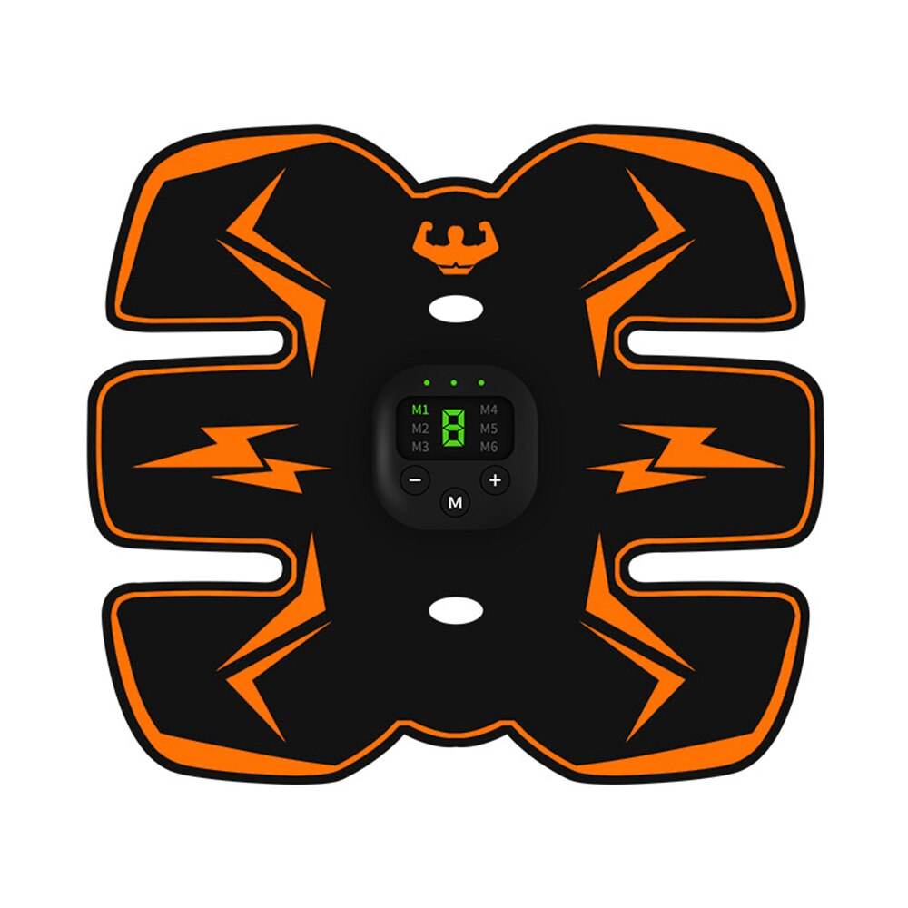 EMS Muscle Stimulator with LED Display USB Rechargeable Abdominal Belt Work Out Power Fitness Abdominal Men Women - MarvelouStoree