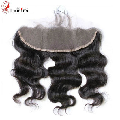 13x4 Lace Frontal 4X4 Body Wave Lace Frontal Closure 4x4 Brazilian Remy Hair Pre Plucked 100% Human Hair Lace Frontal 13x4 - MarvelouStoree