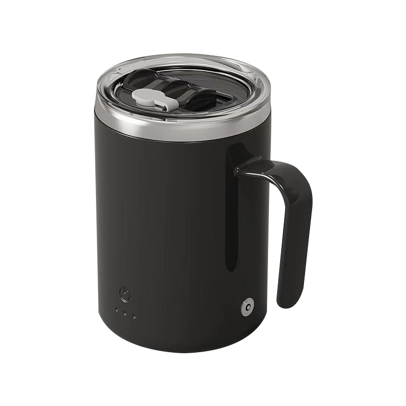 Automatic Stirring Coffee Mug Stainless Steel Magnetic Stirring Mug With Lid Self Rotating Cup