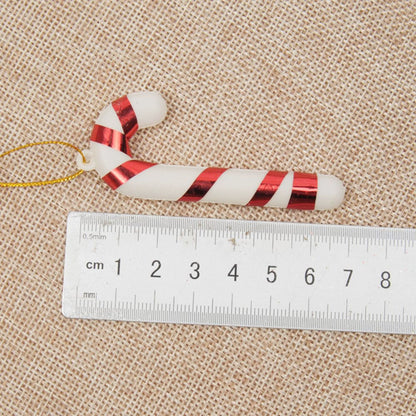 24 Pcs Christmas TREE Hanging Candy Cane Ornaments Festival Party Xmas Tree Decoration Christmas Decoration Supplies