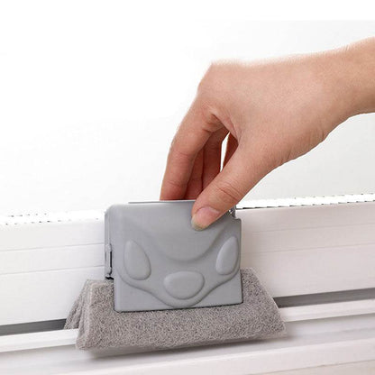 Window Sill Groove Cleaning Tool Window Groove Cleaning Small Brush Household Cleaning Gap Dead Angle Cleaning - MarvelouStoree