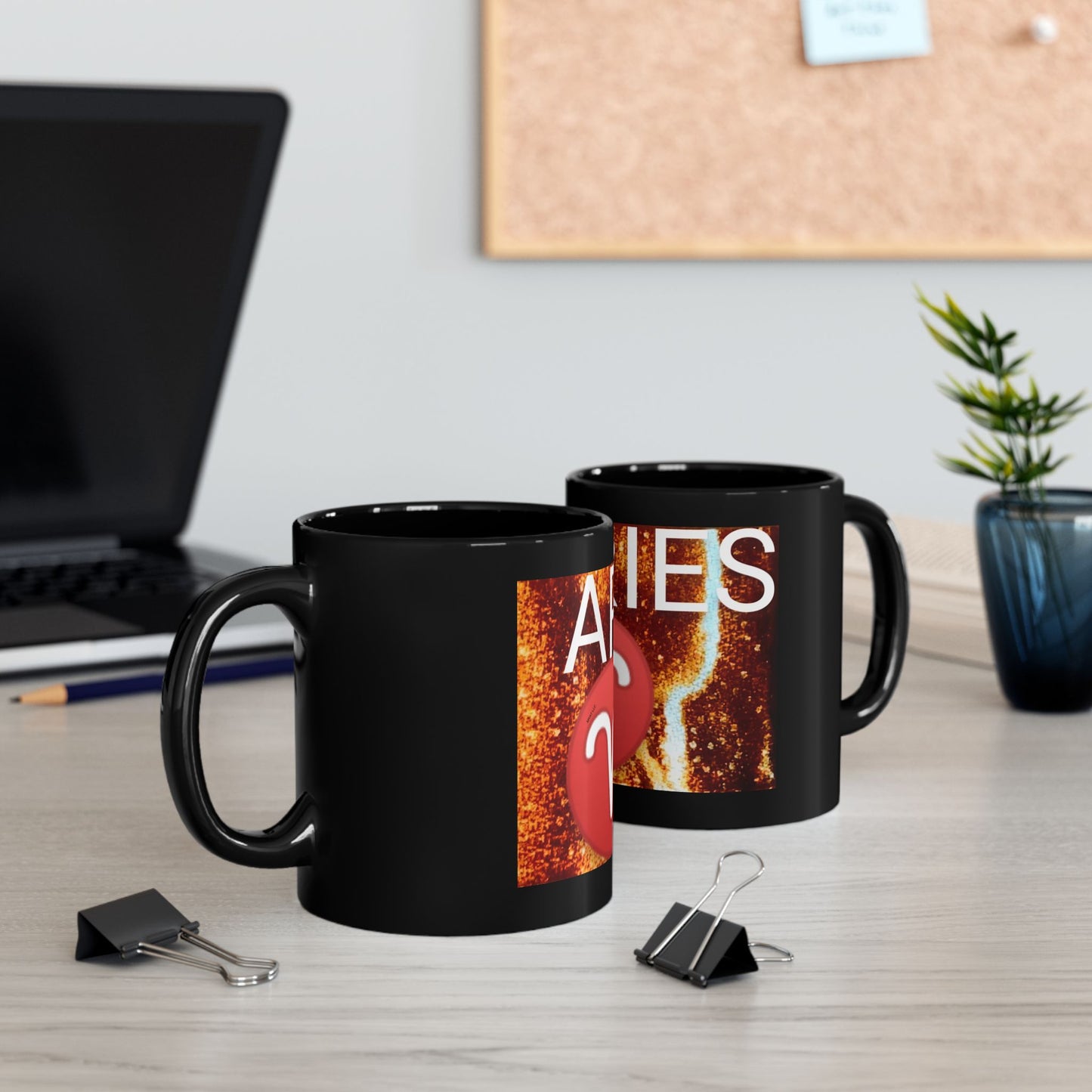 11oz Black Mug