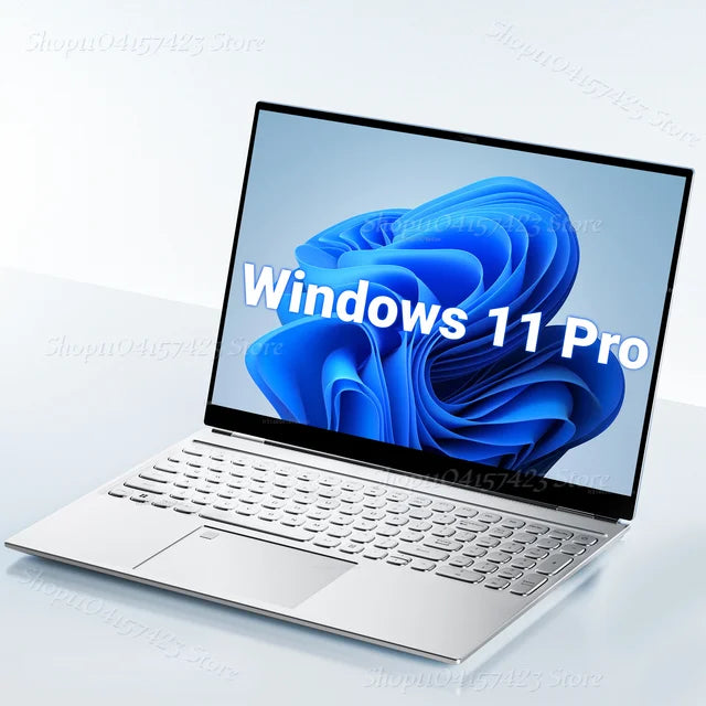 16 ''Laptop Intel N95 4K HD 120HZ Display 32GB 2TB Windows 11 Pro Office Gaming Notebook Computer Vingerafdruk Ontgrendelen PC