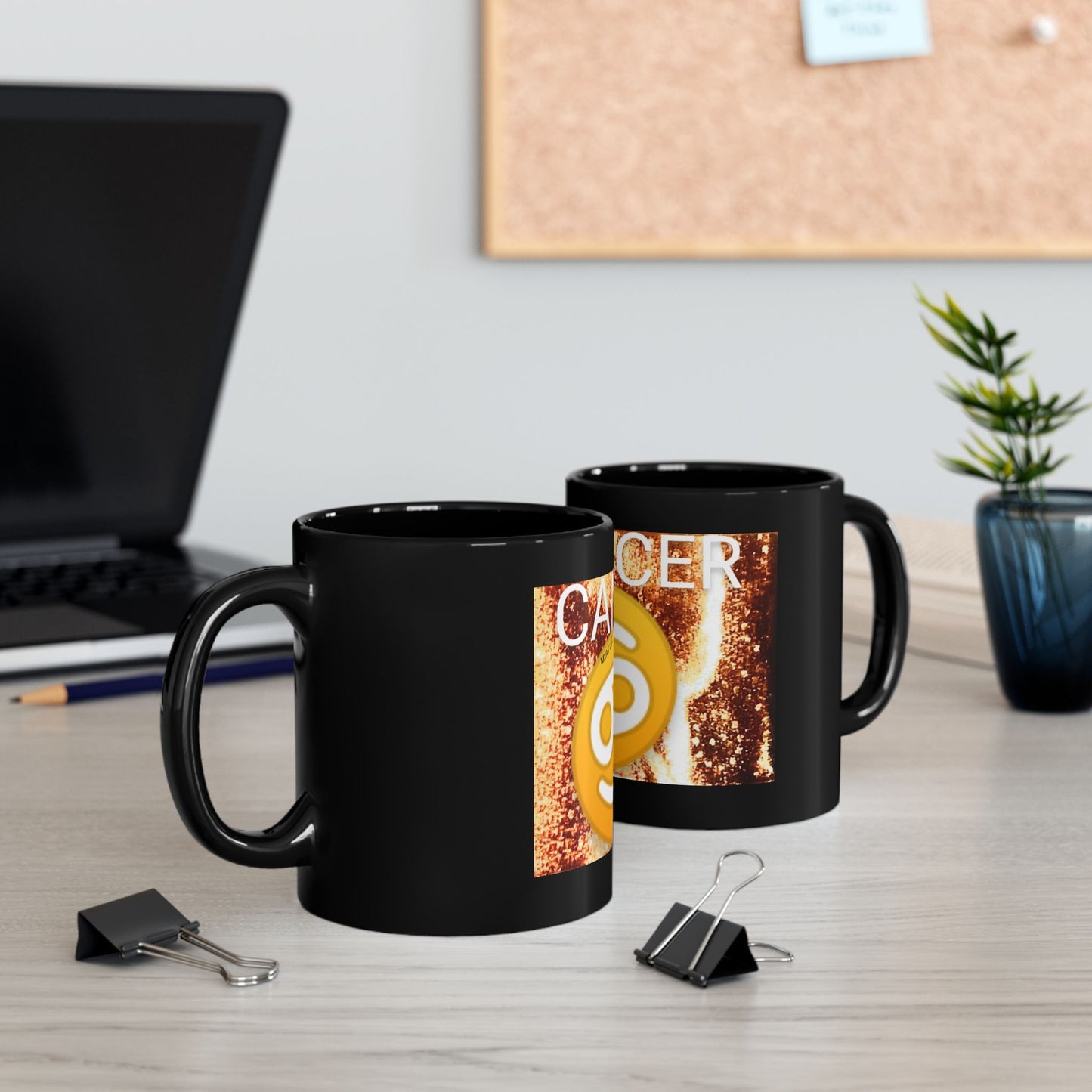 11oz Black Mug