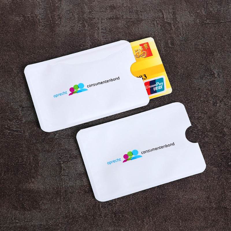 20pcs Anti scan card sleeve credit NFC RFID card protector Anti-magnetic aluminum foil portable bank card holder - MarvelouStoree