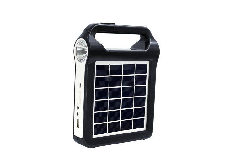 Flashlight Solar Replaceable Lithium Battery Mobile Power Bank Portable Power Supply