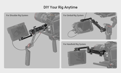 SmallRig Adjustable EVF Mount With NATO Clamp Supports Monitors For Sony for Canon Universal Camera Accessories MD3507