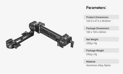 SmallRig Adjustable EVF Mount With NATO Clamp Supports Monitors For Sony for Canon Universal Camera Accessories MD3507