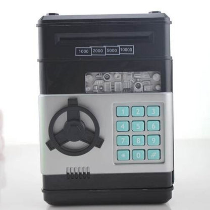 Safety Password Chewing Coin Cash Deposit Machine Electronic Piggy Bank Mini Money Box Gift for Children Kids