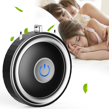 USB Portable Wearable Air Purifier, Personal Mini Air Necklace Negative Ion Air Freshener- No Radiation Low Noise For Adults Kid