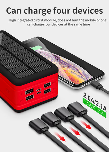 Large Capacity Solar Wireless Power Bank